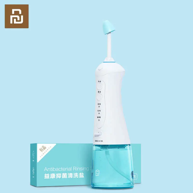 

Электрический ороситель для носа Youpin Miaomiaoce, ороситель для мытья, вращение на 360 градусов, чистый нос, аллергическая подъемность