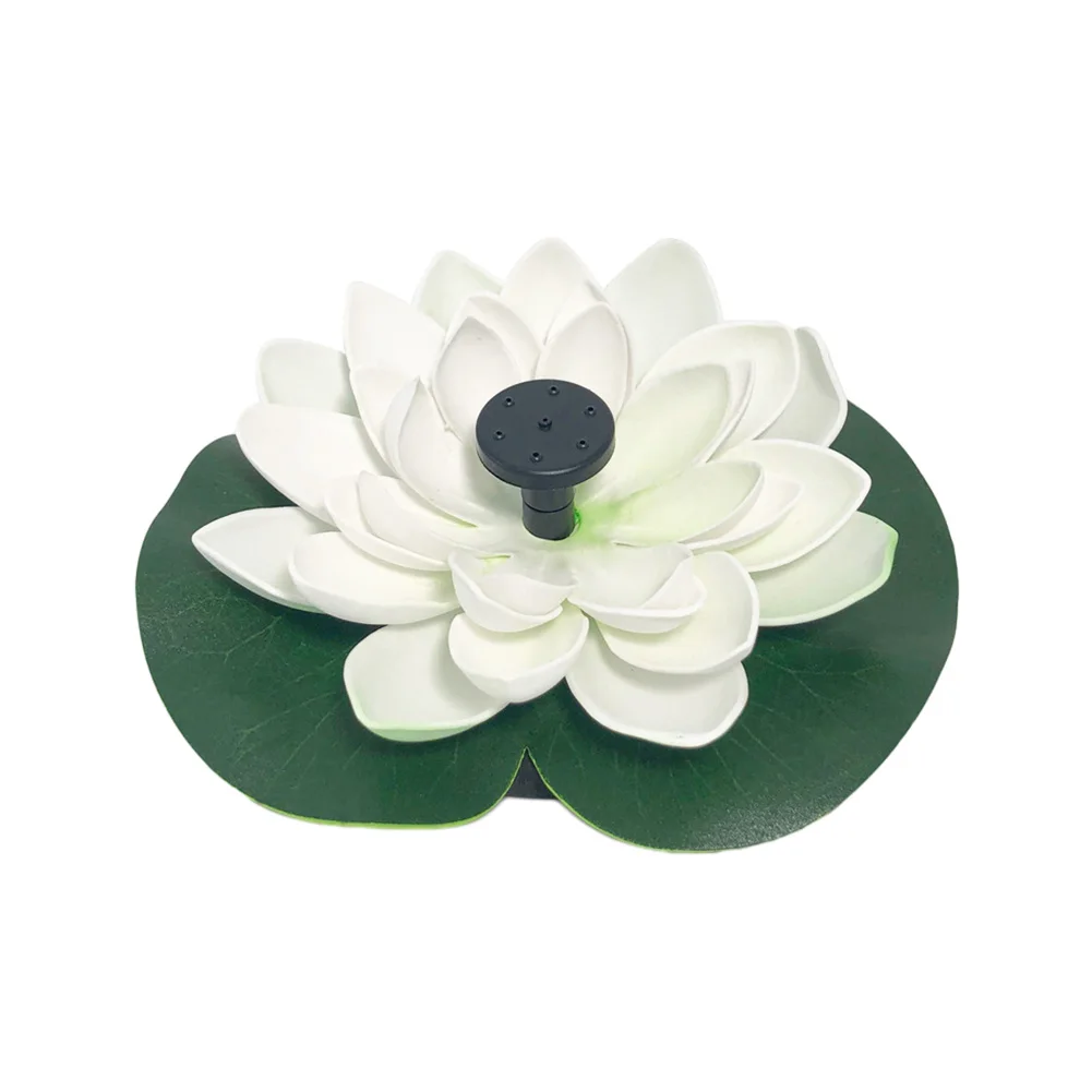 Фонтан-водопад в форме лотоса 20000 часов работы на солнечной батарее 2 5 Вт