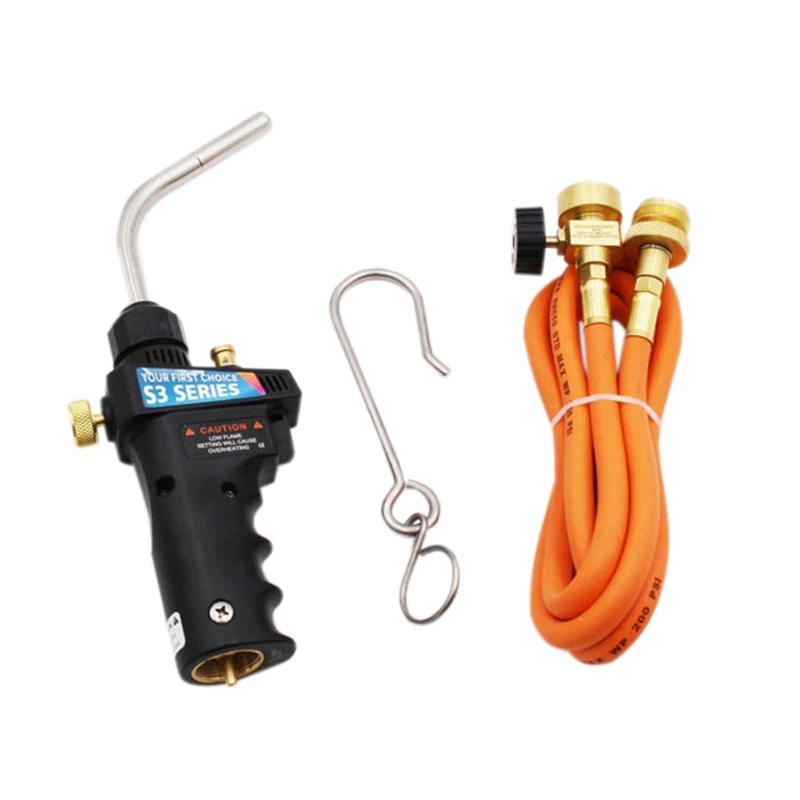 

AT14 For Mapp Gas Brazing Torch Trigger-Start Torch Self Ignition Trigger 1.5M Hose For All Soldering