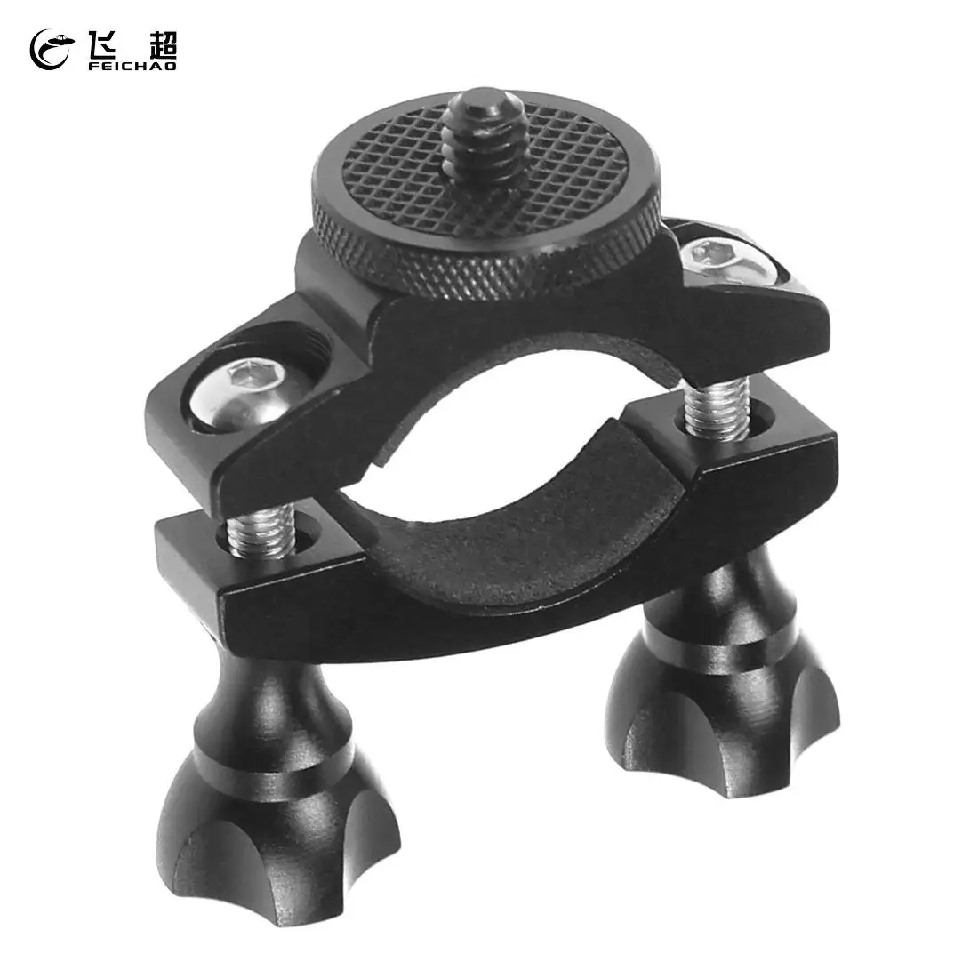 

Bike Motorcycle Handlebar Seatpost Pole Holder Anti-loose Tube Clamp 1/4" for Gopro 9 8 Max Insta360 ONE R for Osmo Action