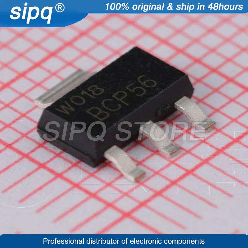 50 шт./партия, BCP56,115, BCP56 SOT-223-4, абсолютно новый и оригинальный товар