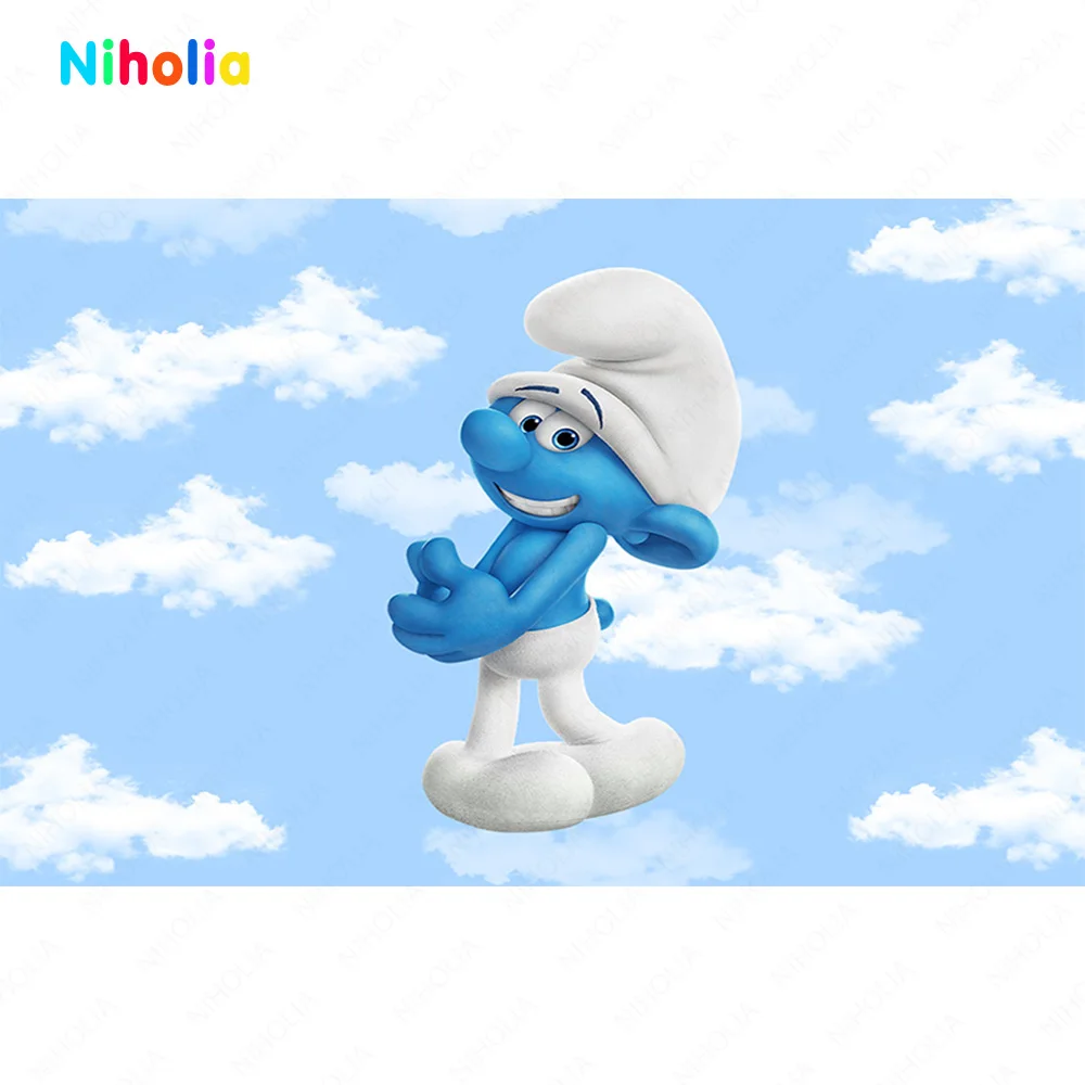Фон для фотосъемки MINISO Smurfss