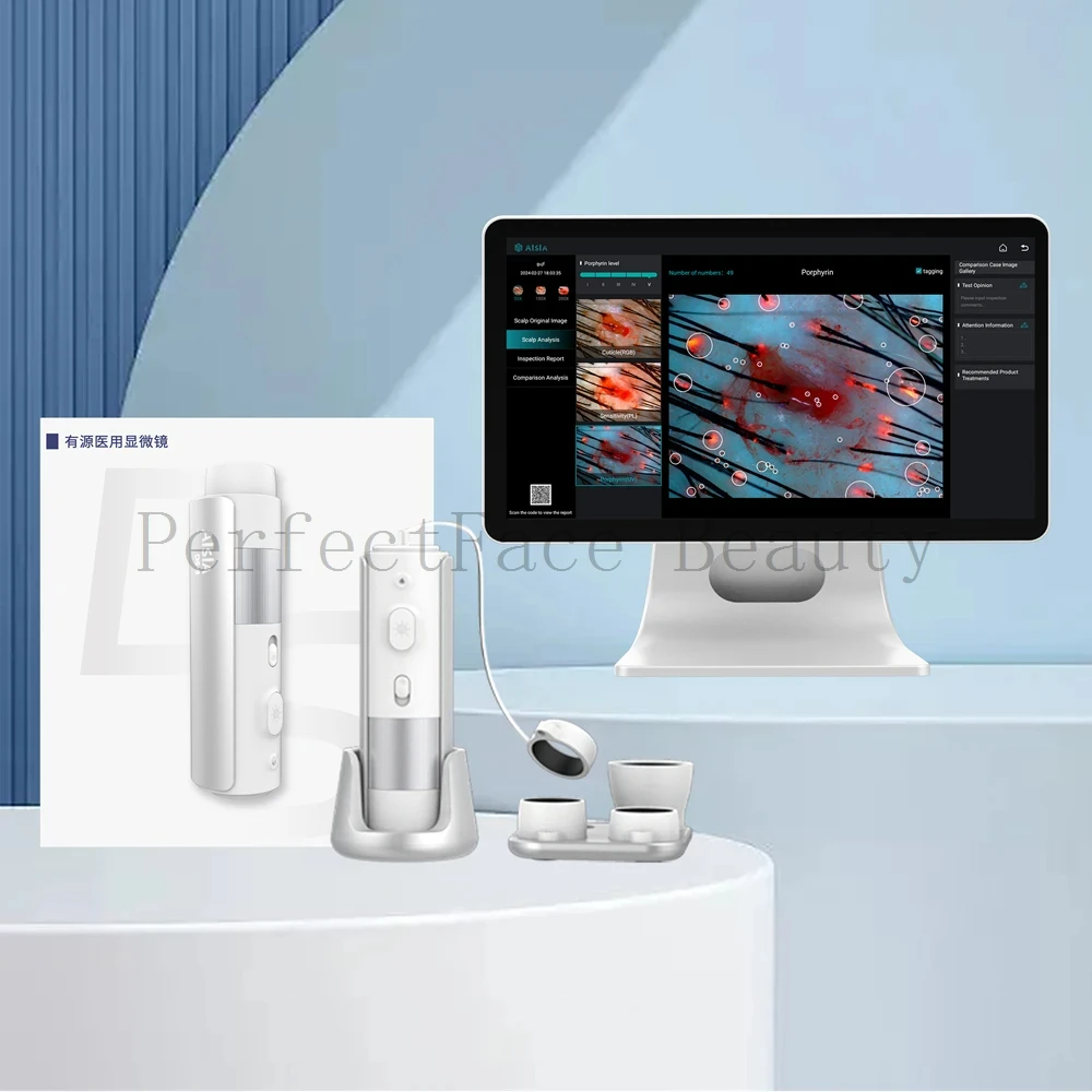 Новинка 2024 высокое качество HD сканер волосяных фолликулов и кожи головы