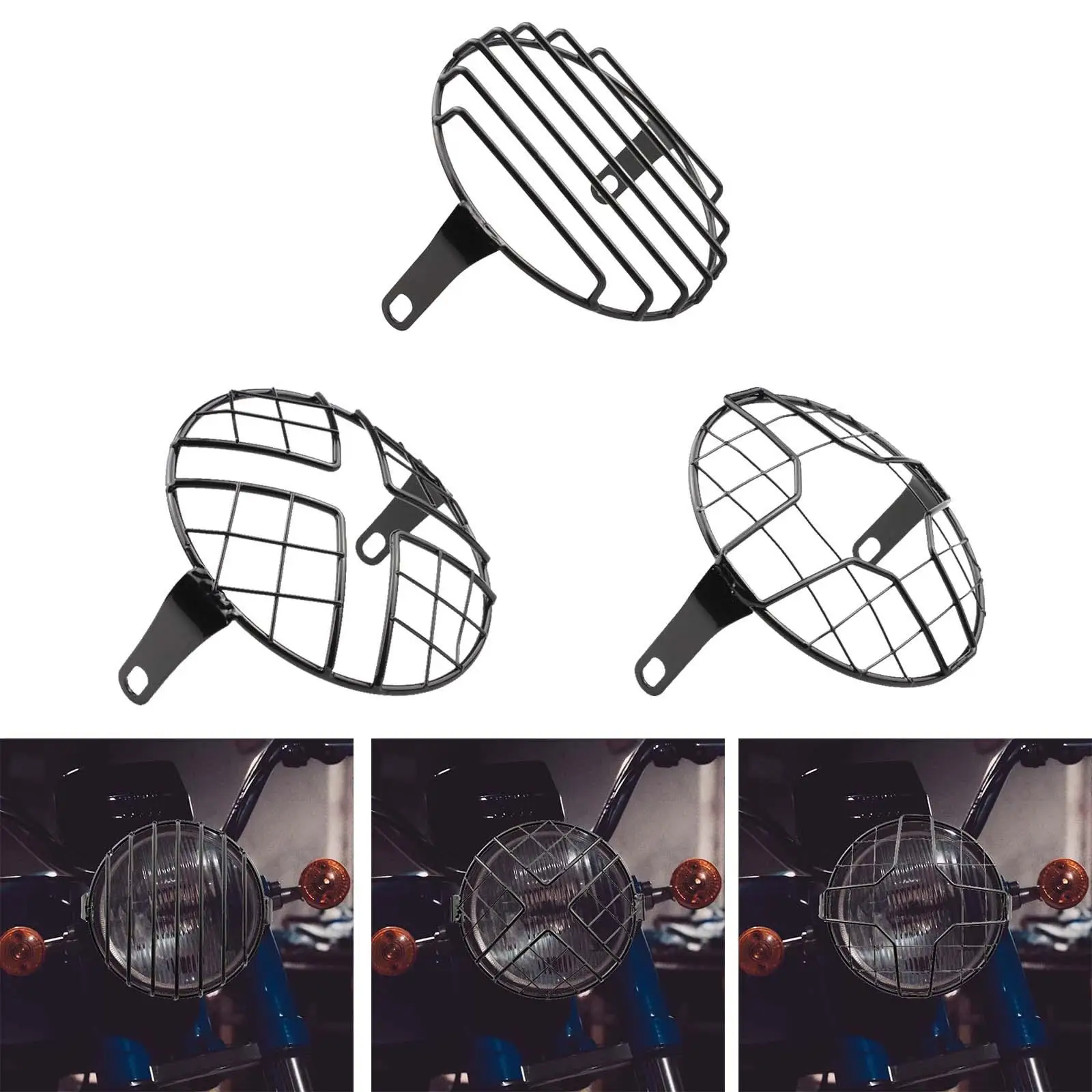 5 75-дюймовая решетка для фар мотоцикла прямая замена абажура декор простой в