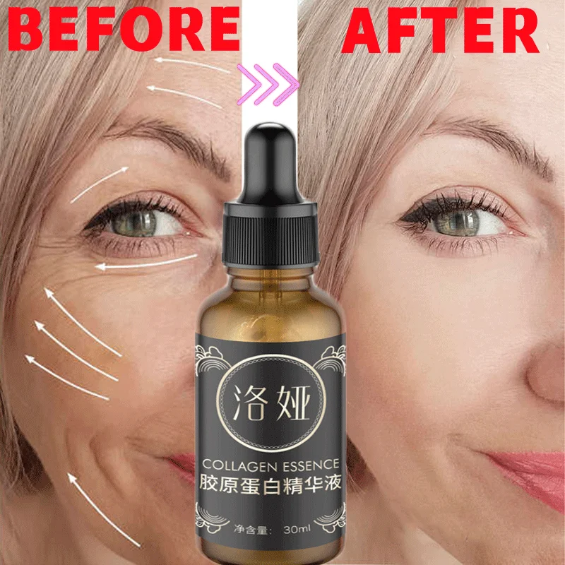 

Wrinkle Remover Anti-Aging Face Serum Collagen Lifting Firming Fade Fine Lines Moisturizing Whitening Brighten Nourish Skin Care