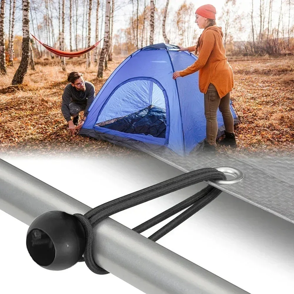 10 шт. высококачественный черный банджи-шнур веревка 10-30 см универсальный