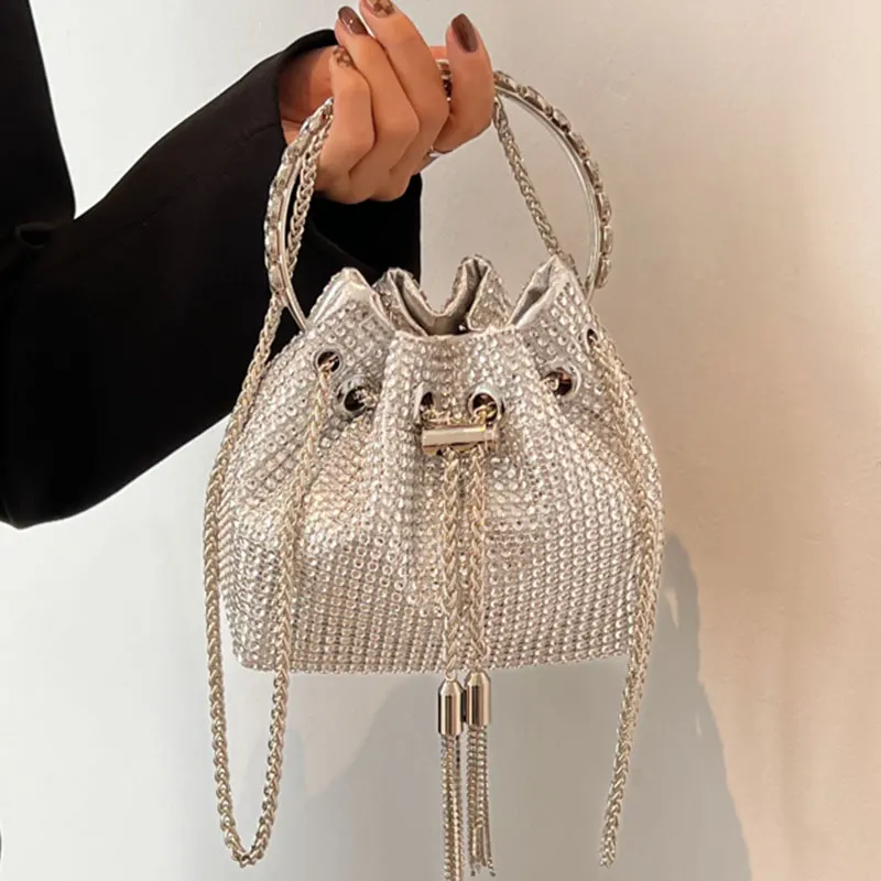 

Women Bags 2022 New Rhinestone Handbags for Women Fashion Shoulder Bags Purse Ladies Female Crossbody Bags Shining Diamond Bag