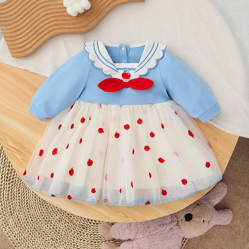 

Cute Baby Girl Dress New Summer Girls Dresses Preppy Fancy Flower Princess Dress Toddler Tutu Baby Girls Tulle Dress Casual Wear