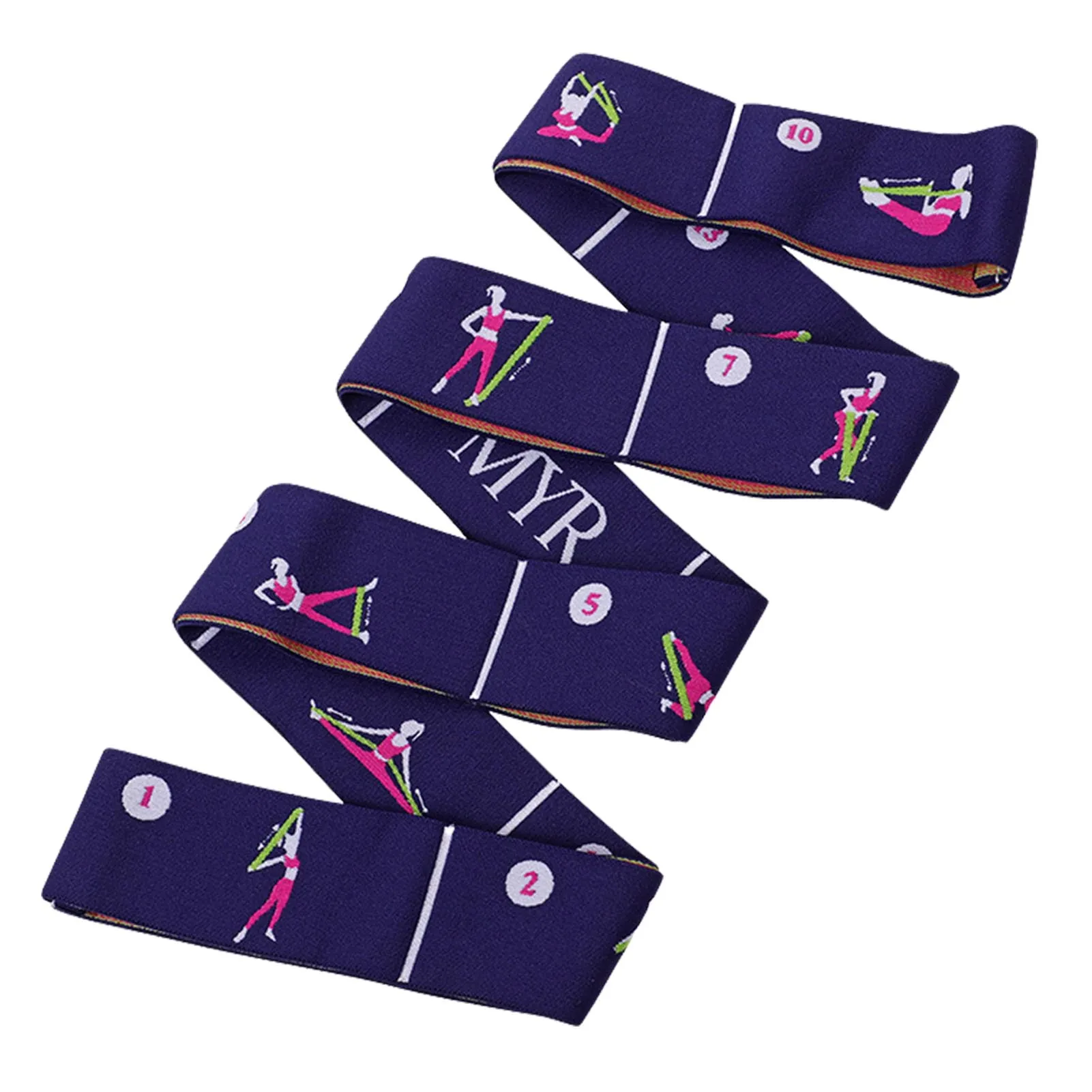 

Yoga Stretch Bands Exercise Bands Resistance Elastic Bands For Exercise Stackable Yoga Strap With Loop Stretching Strap Yoga
