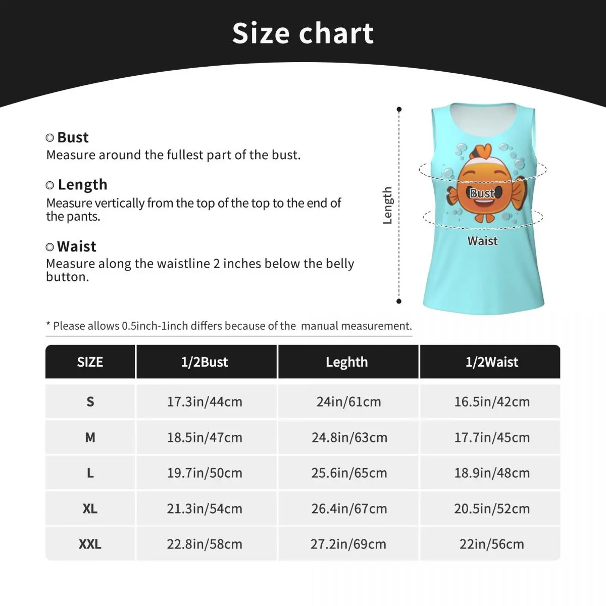 Изготовленные на заказ рубашки для йоги Dory Nemo женщин спортивные майки бега