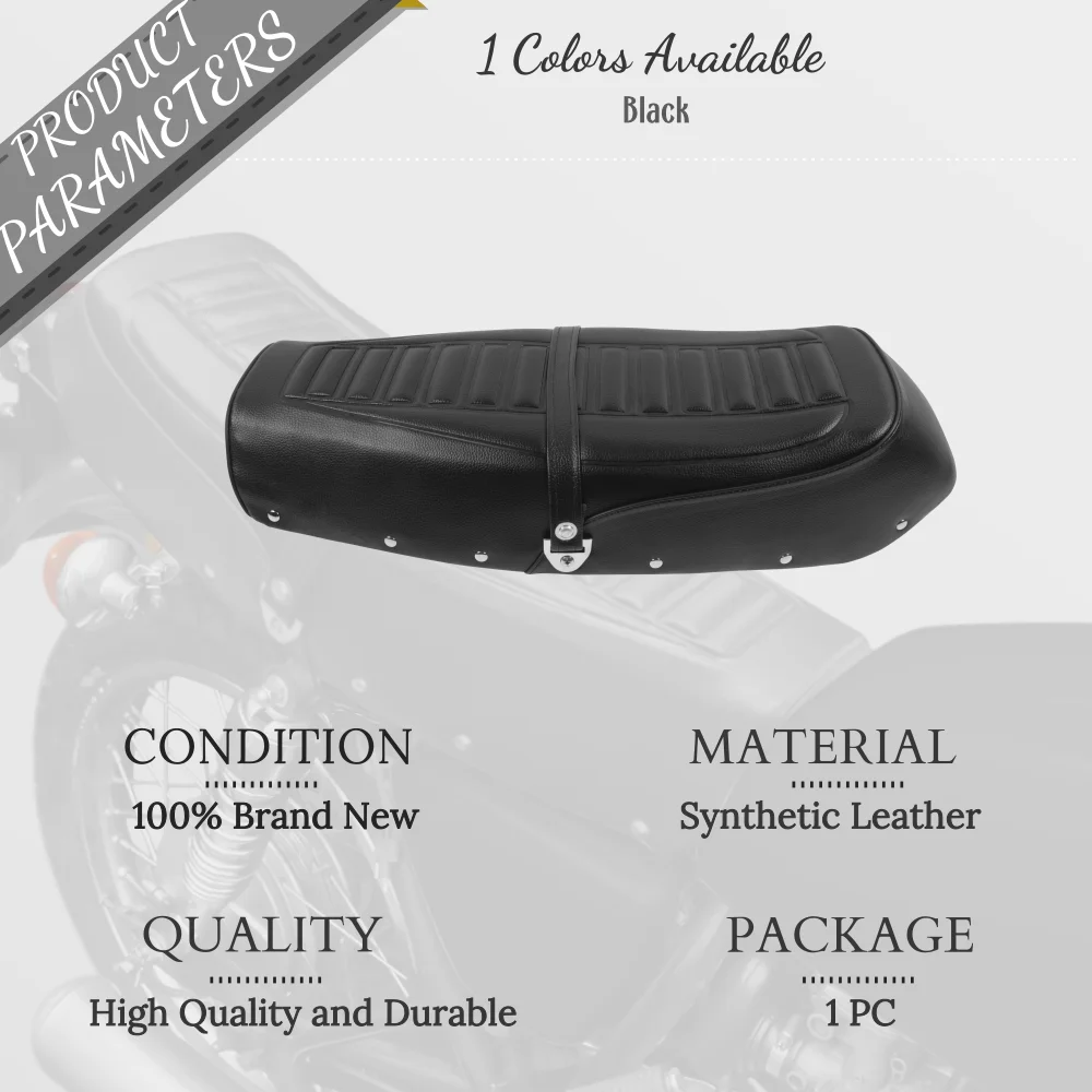 Мотоциклетное черное седло в винтажном стиле для Honda CB400 CB 400 1980 1982 1981 - купить по