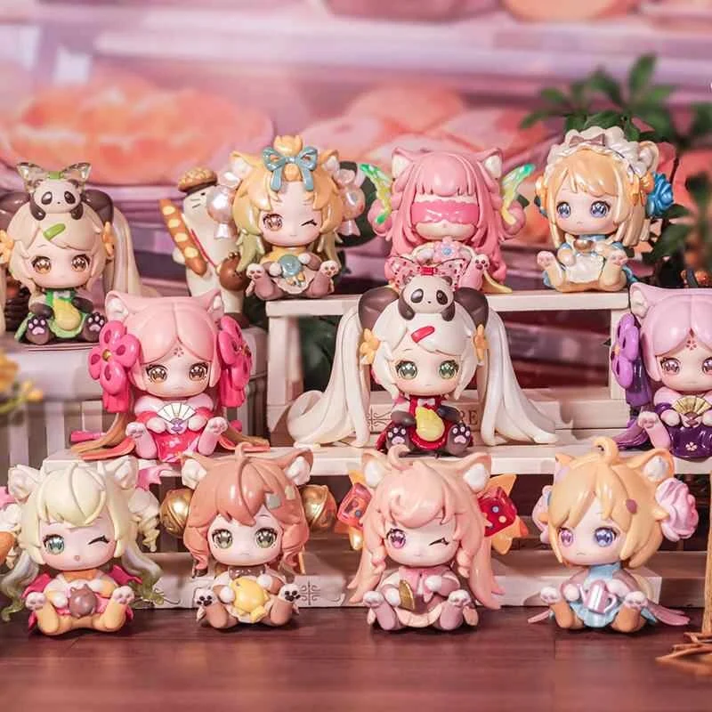 Оригинальный Moni Cute Cat Kitten офисная глухая коробка настольный дисплей