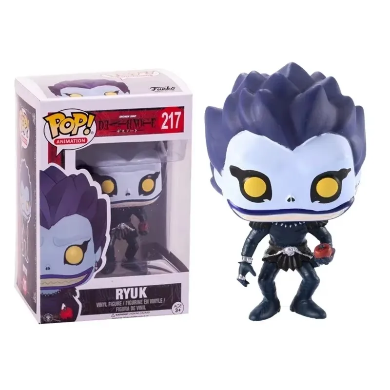 FUNKO POP Animation Death Note Light # 216 РЮК # 217 экшн-фигурка, игрушка, коллекционные виниловые куклы, фильм, карнавальные детские игрушки, фигурка (art.: 3920d352bf646) - 3920d352bf646