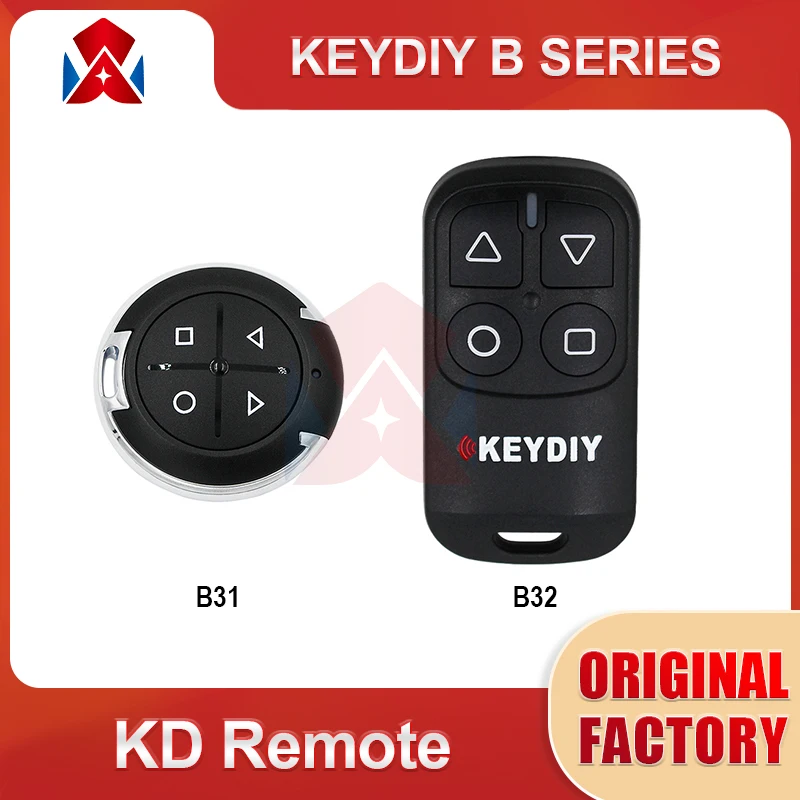 

10pcs/lot Original KEYDIY KD B31 B32 4 buttons Garage Door KD General Remote for KD900 KD200 URG200 KD-X2 KD MINI Remote