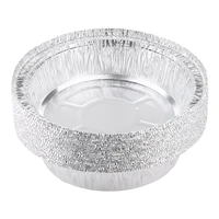 30pcs round aluminum foil pie tins pans multi purpose disposable baking roasting trays for oven air fryer