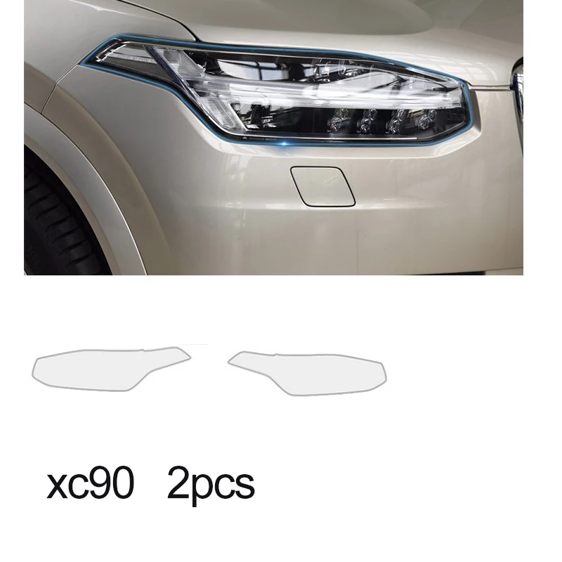 

Для Volvo s90 xc90 xc60 xc40 v90 передняя фара центральная колонка Дверная ручка Защитная пленка TPU устойчивые к царапинам автомобильные наклейки
