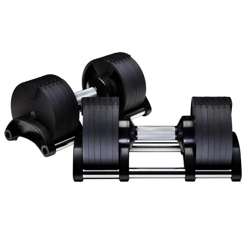 

Adjust Dumbbell Set Household Dumbbell Rack Automatic 20 kg 32 kg Adjustable Dumbbell Gym