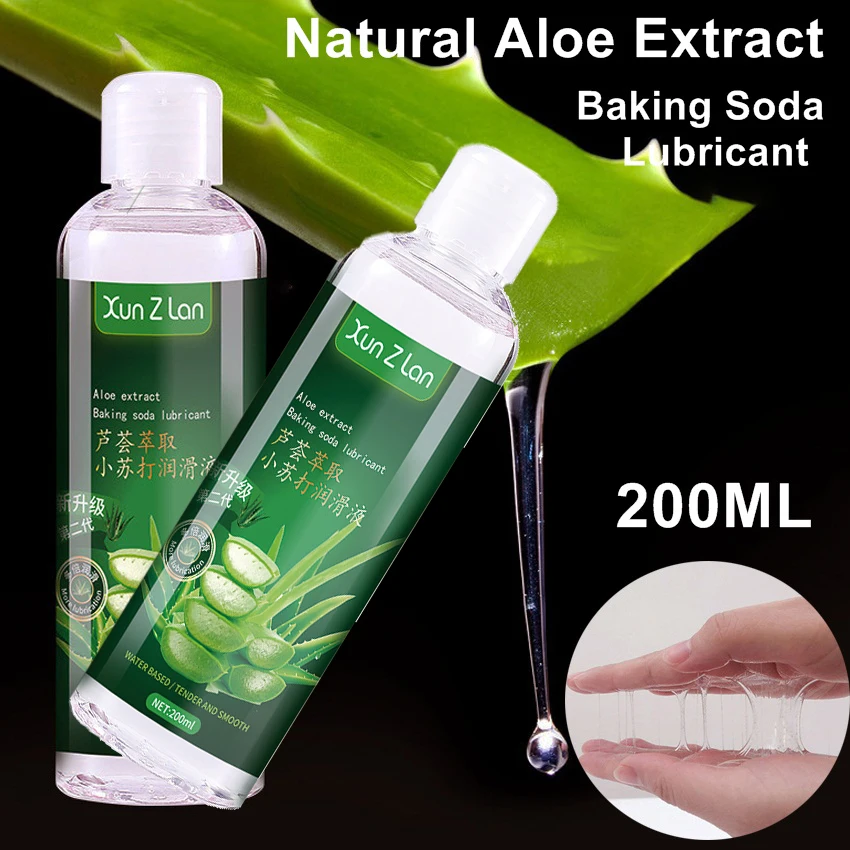 

Anal Sex Lubricant for Women Aloe Vera Sex Lubricants for Toys Body Massage Oil Vaginal Sex Lubrication Water Based Orgasm Gel