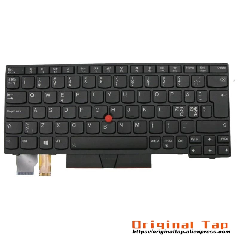 Клавиатура NDC скандинавской подсветкой для Lenovo Thinkpad X280 A285 X390 X395 L13 Yoga Gen1 G1 01YP079 01YP159