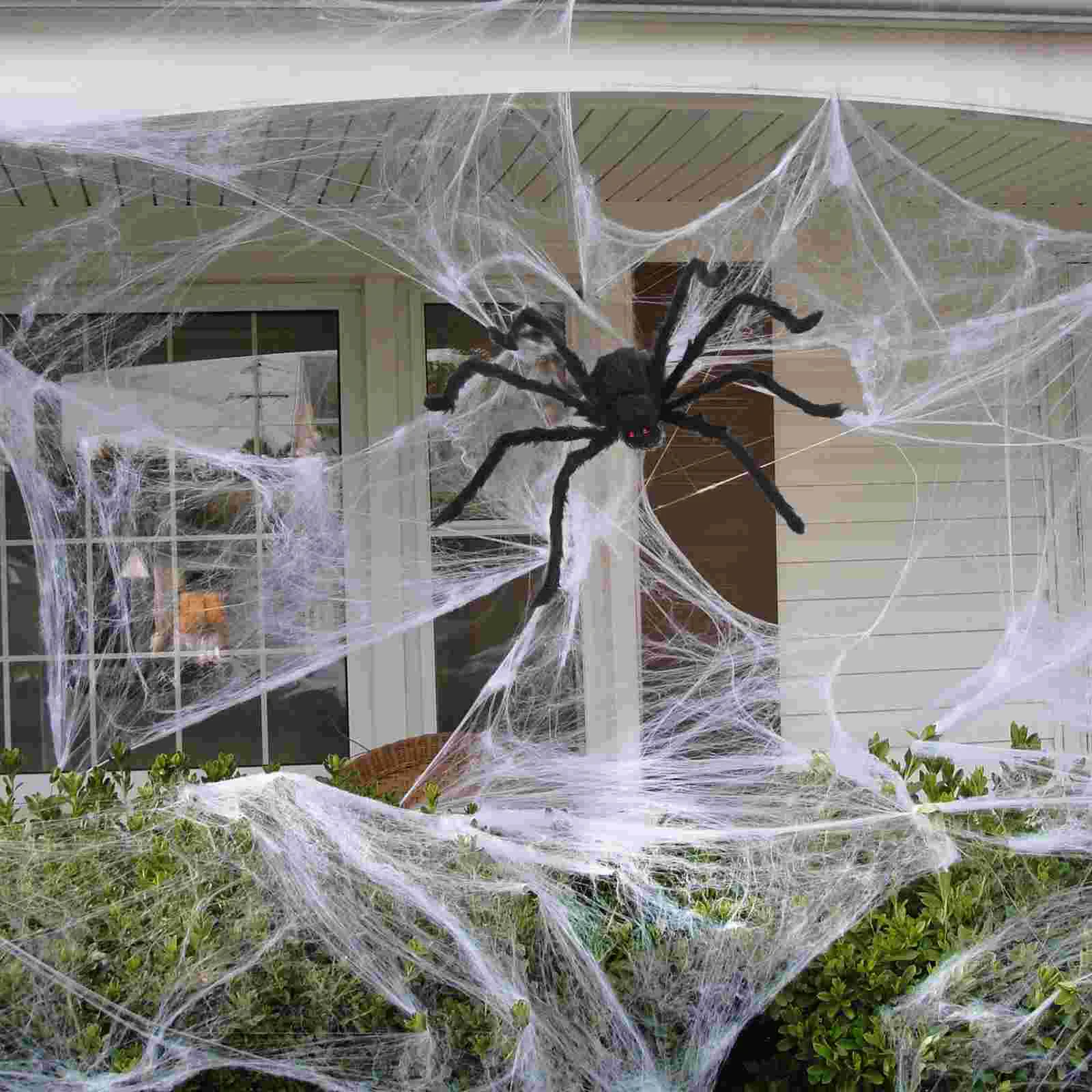 BESPORTBLE Искусственный Паук Моделирование Плюшевая Игрушка Черный Цвет