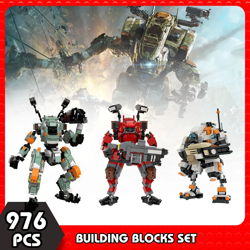 Bricks Mecha Game Model Children Toy