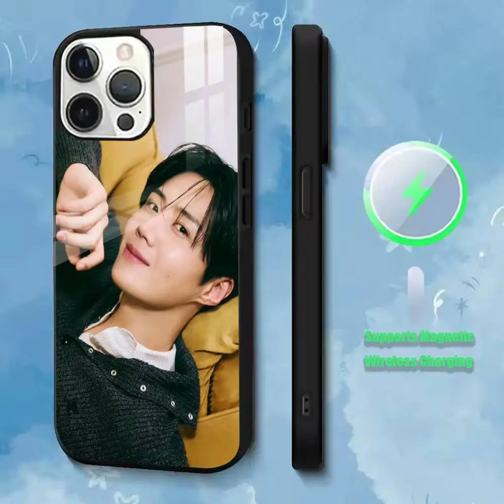 Чехол для телефона с изображением актера Ким Сон-хо для iPhone 17, 16, 15, 14, 13, 12, 11 Plus, Pro, поддерживает магнитную беспроводную зарядку (art.: 3920db040ba8f) - 3920db040ba8f