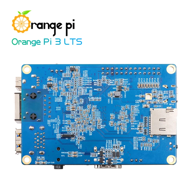 Оригинальный мини-компьютер Orange Pi 3 LTS 2 Гб ОЗУ 8 ГБ EMMC WIFI BT5.0 гигабитный 1 ГГц AllWinner H6