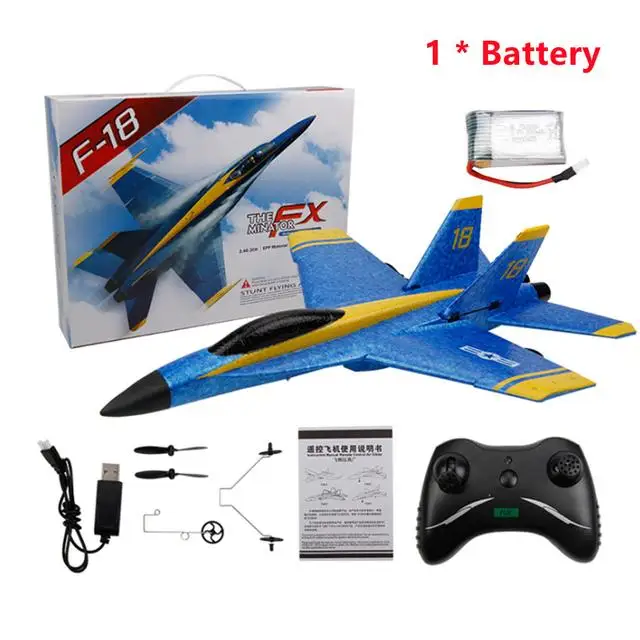 

Fx828 Remote Control Fighter F18 Fixed-wing Aircraft Model Toy Electric Airplane Toys For Boys Birthday Gifts