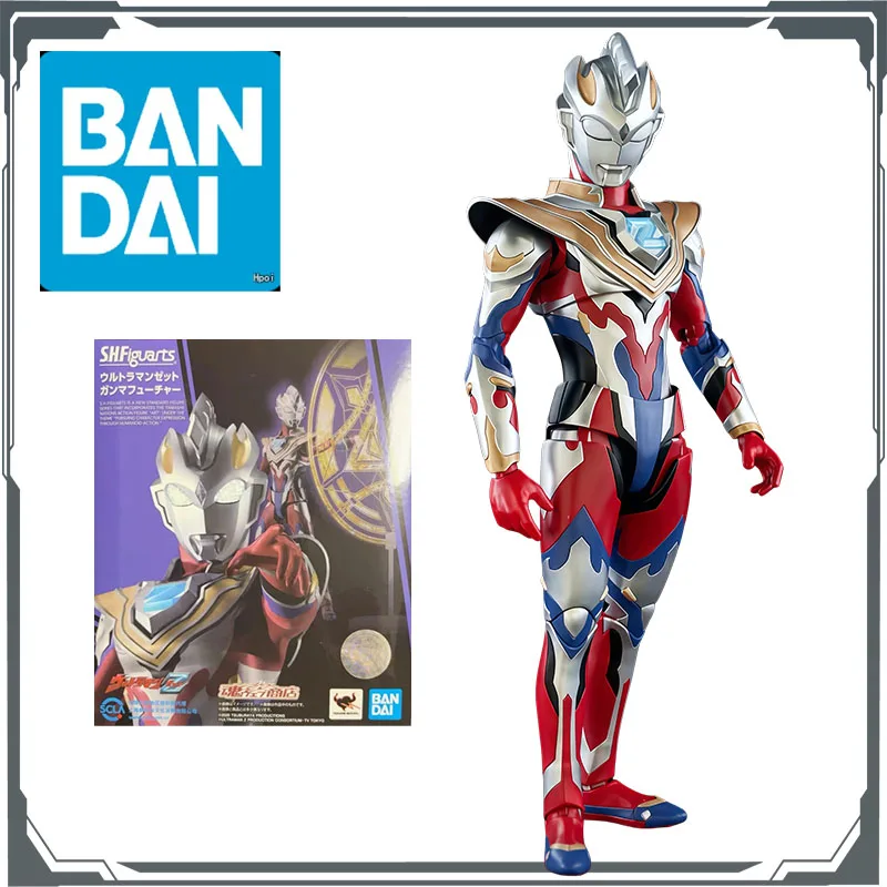 Фото Оригинальные фигурки Bandai S.H.Figuarts Ultraman Zett, аниме-фигурки, игрушки для мальчиков, рождественский подарок, коллекционные модели, украшения №5