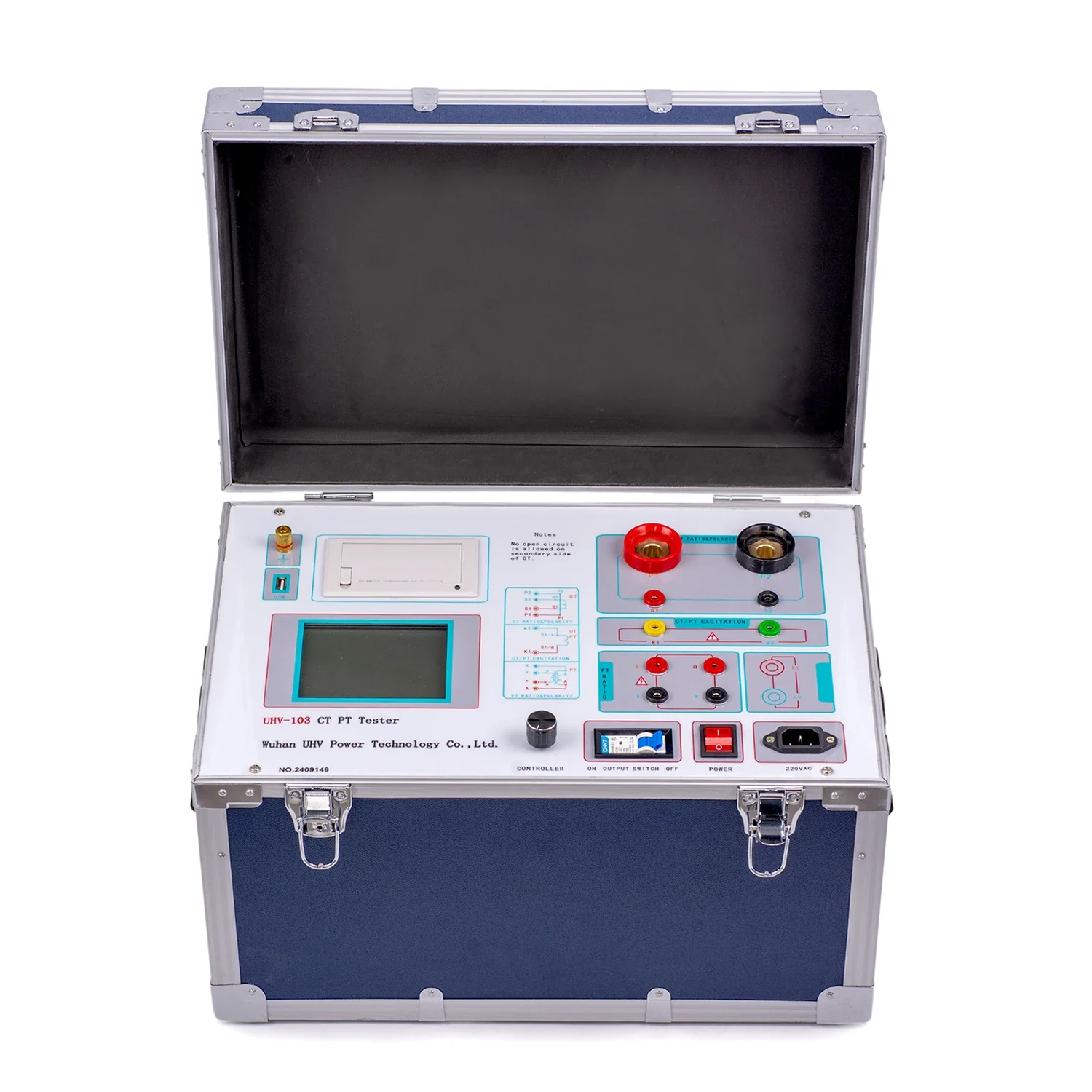 Анализатор UHV-103 CT для тестирования кривых возбуждения/вольтово-амперных