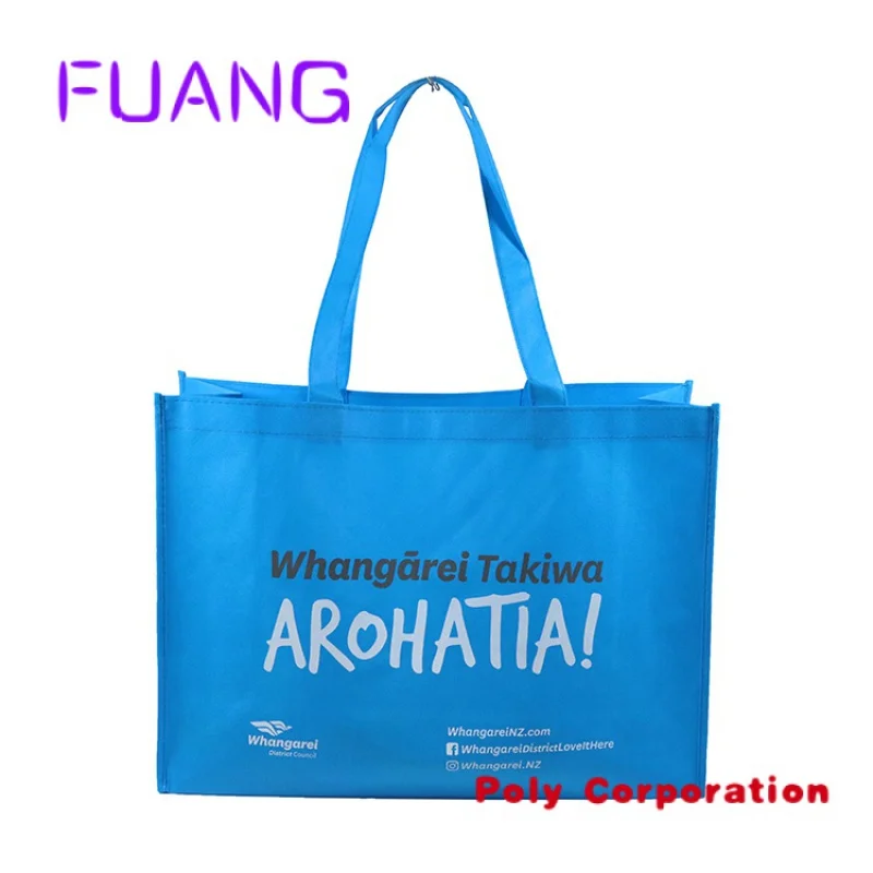 

Custom personalized trade show reusable tote non woven pp bag Eco Printed Non woven bag For Storage Promotional Use