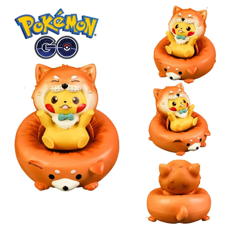 

Anime Pokemon 13Cm Kawaii Pikachu Children's Toy Desktop Decoration Birthday Christmas Gift Child Toy