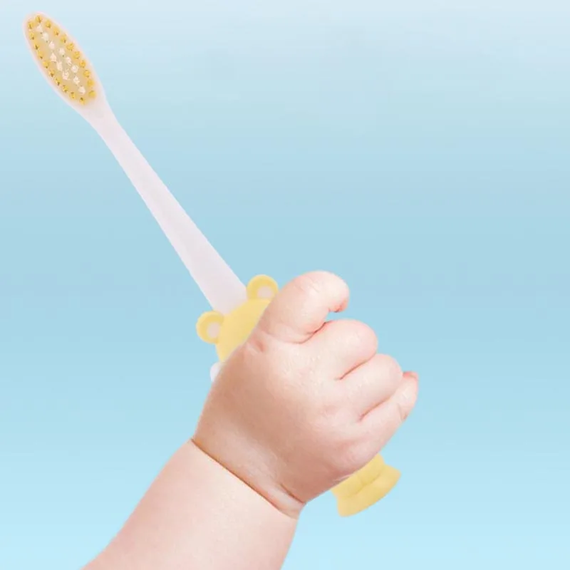 

4 шт./набор, Детские зубные щётки с короткой ручкой