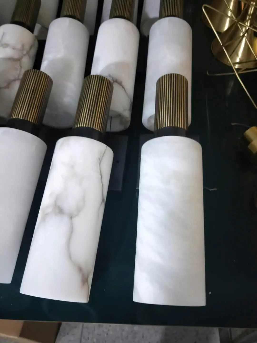 Светодиодный мраморный настенный светильник проект отеля декоративная лампа