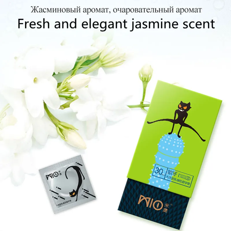 Презервативы MIO для мужчин 32 шт. презервативы в форме граней точки G 52 мм - купить