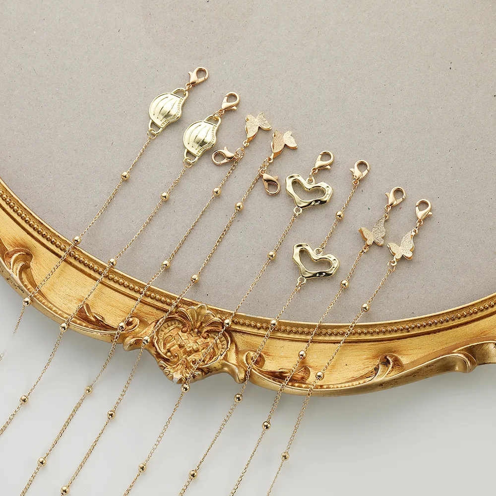 

2022 New Bead Chain Alloy Anti-lost Sunglasses Chain Fashion Glasses Chains