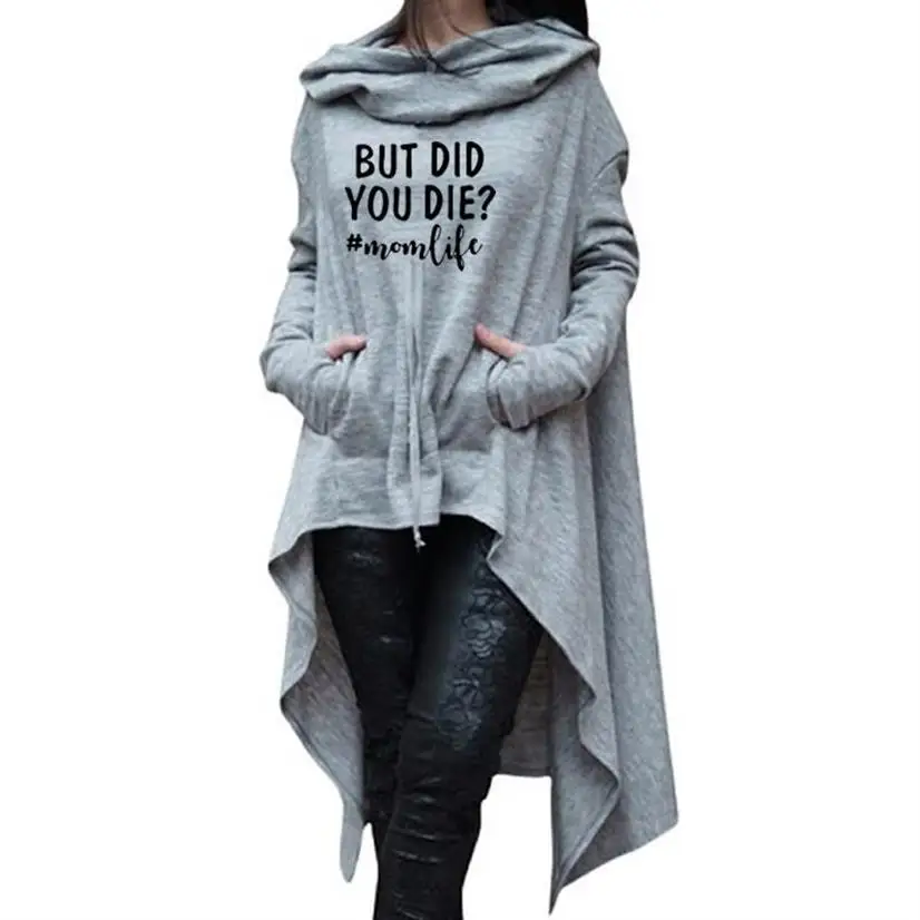 

2022 autumn Hoodie Y2K clothes women's Sweatshirt irregular hem casual Hoodie 3D print pattern Hoodie trend Street Sweatshirt