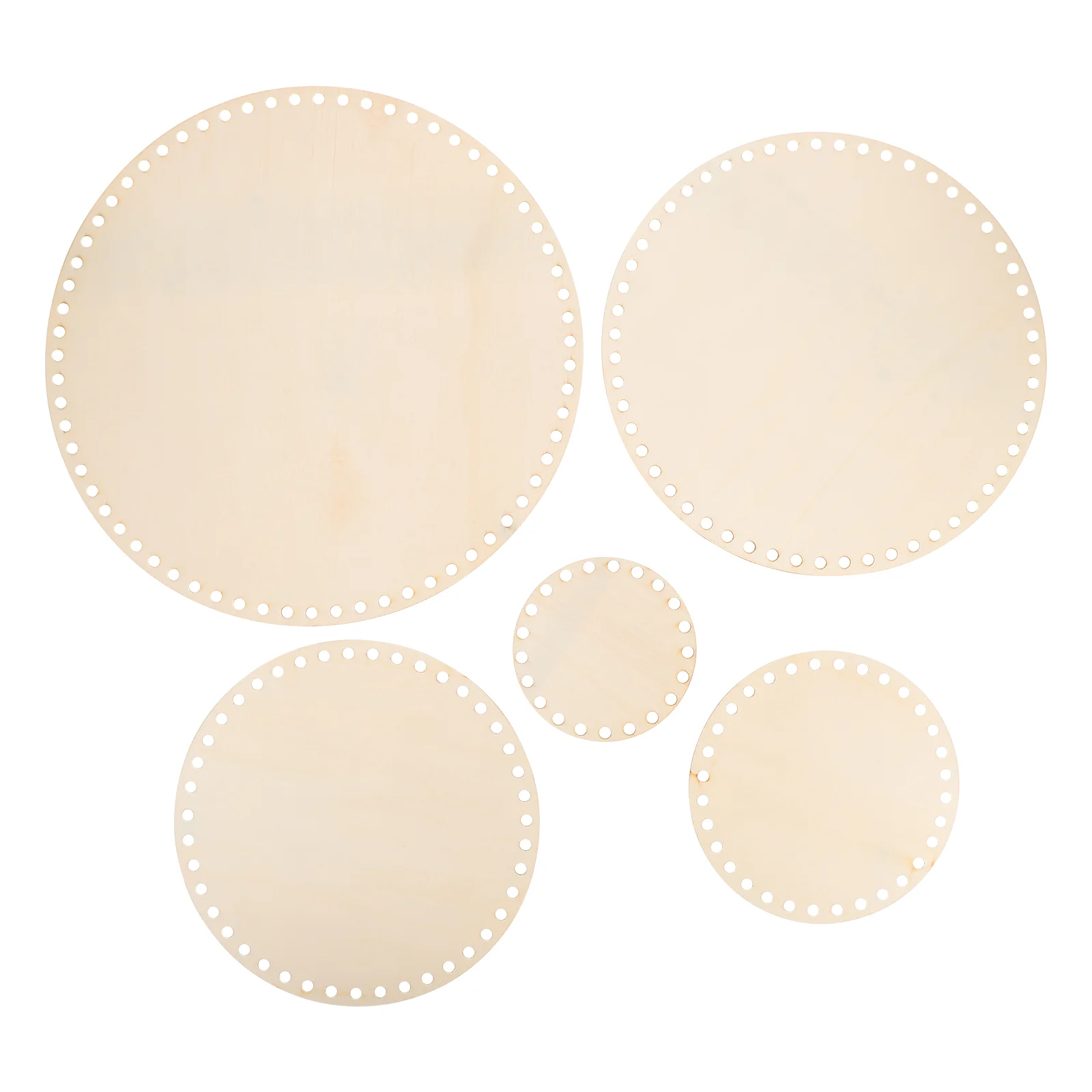 

Basket Bottom Crochet Base Bag Wooden Wood Weaving Shaper Knitting Board Circle Blank Handbag Purse Baskets Diy Insert