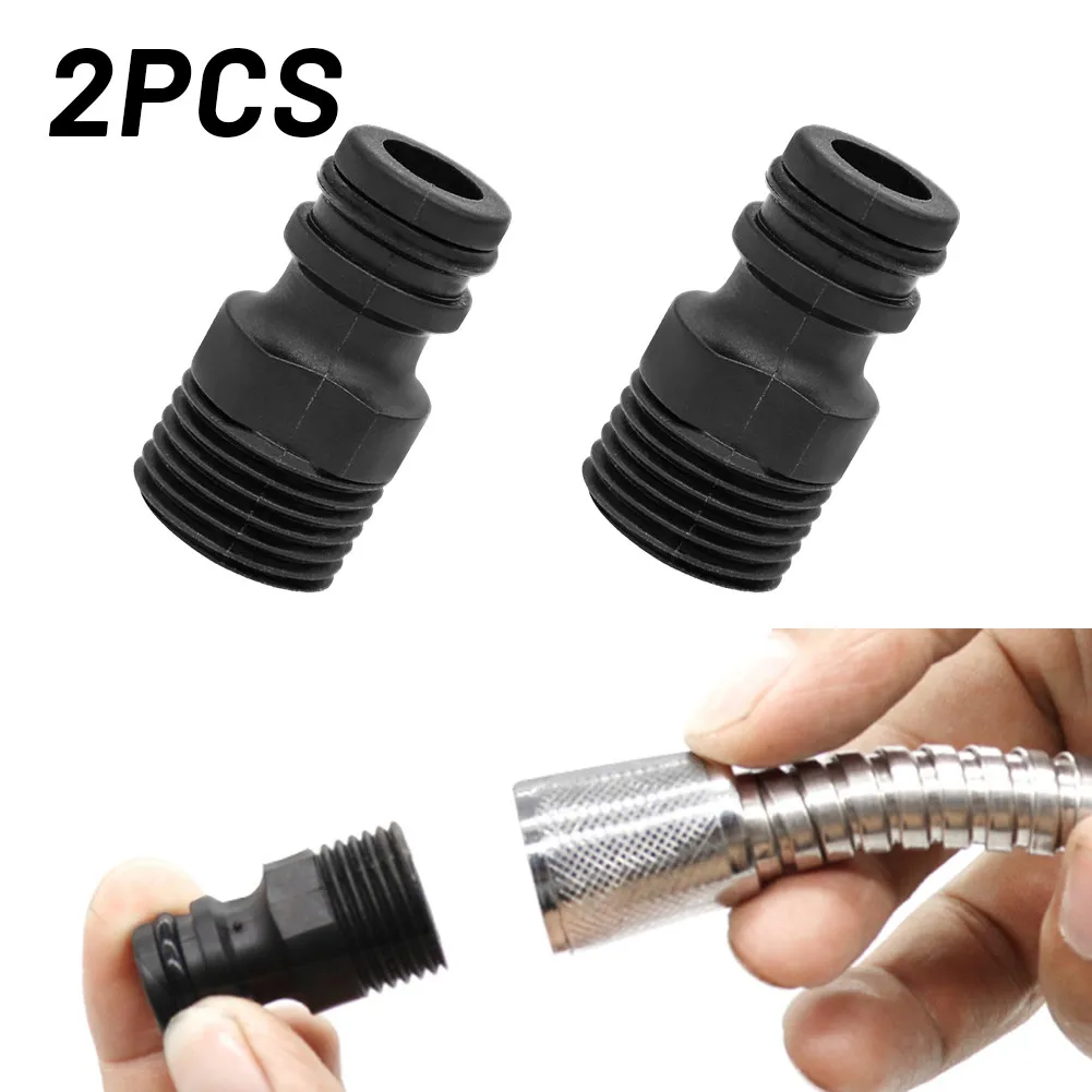 

Garden Threaded Tap Nipple Adaptor 1/2"BSP Water Hose Quick Pipe Connector Fitting Garden Irrigation System Bellows Modification