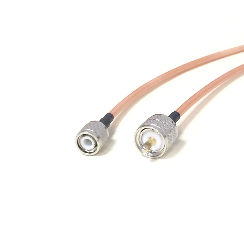 

Антенный внешний кабель TNC штекер к UHF штекеру разъем SO239 PL259 ОТРЕЗОК кабеля RG142 50 см/100 см низкие потери оптовая продажа