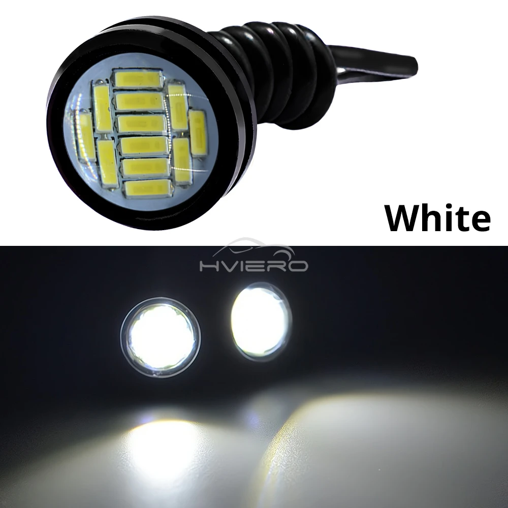 

23 мм 4014 12Smd Eagle Eye указатель поворота белый желтый дневные ходовые огни точечные лампы резервные автомобильные моторные светодиодные парковочные дневные лампы модификация