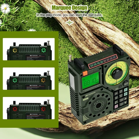 Портативное многодиапазонное радио Retekess TR112