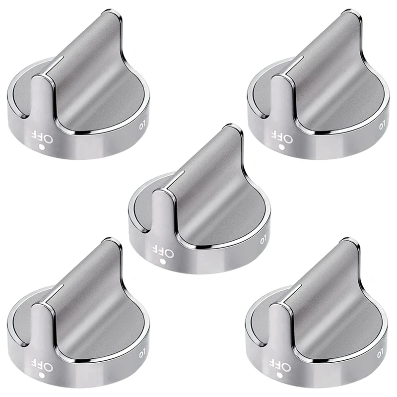 

5PCS W10766544 Gas Stove Knobs For Whirlpool WFG540H0ES0 Gas Range - Replace W10430807 W10676228 AP5958476 4248219