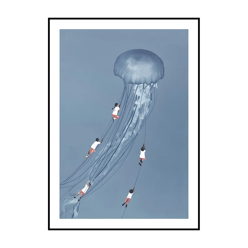 

Абстрактный винтажный постер "Ты и я как один" HALFLEMART