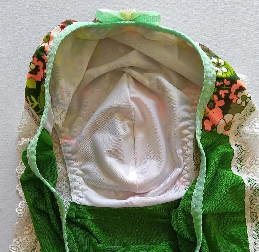 Мужской цветочный принт зеленое кружево мягкий шелковистый на ощупь женский