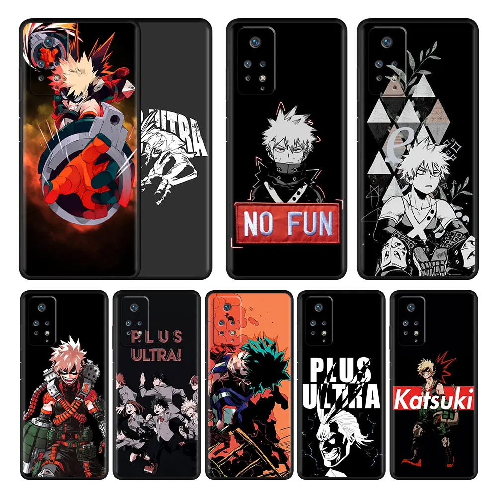 

Japan Anime My Hero For Redmi Note 9A 11 Pro 9C K40 8 7 9S 10 9T 9 K40S 8T 10C Celular Case Cases