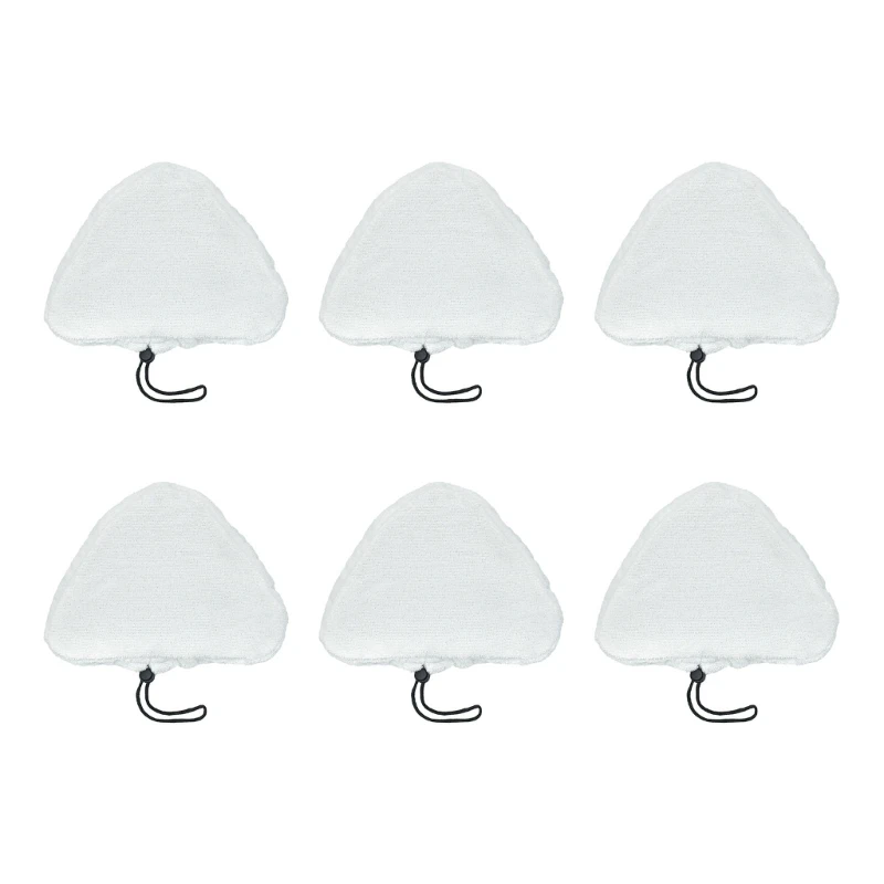 3/6/8 шт. сменные паровые швабры из микрофибры треугольные подушечки для швабр