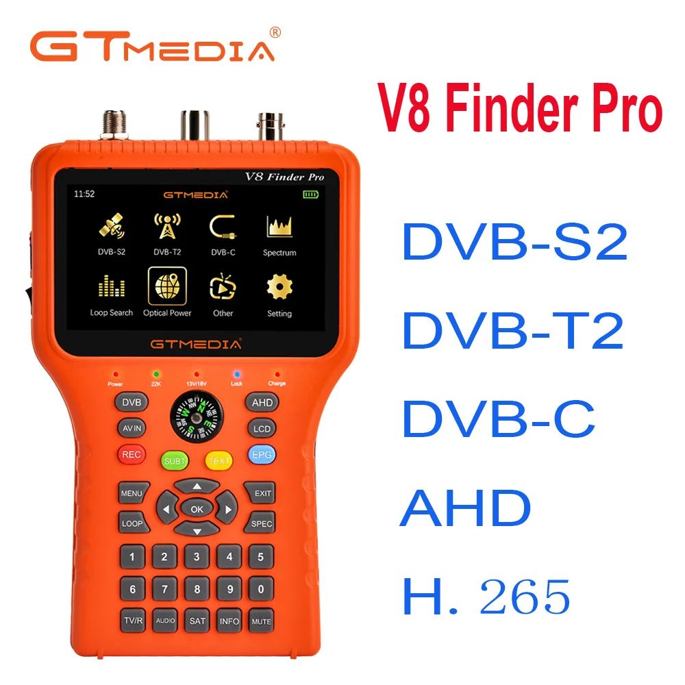

Freesat 1080P HD GTmedia V8 Finder PRO Meter TV receivers set top box