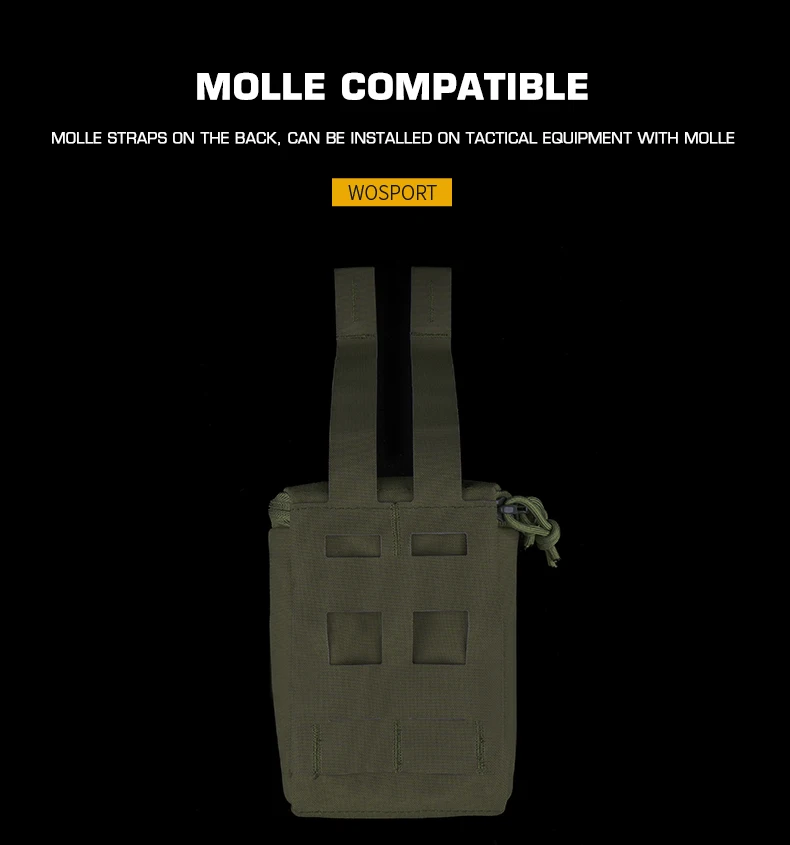 WOSPORT AN/PVS31 Бинокулярная сумка для хранения очков ночного видения MOLLE Webbing NVG