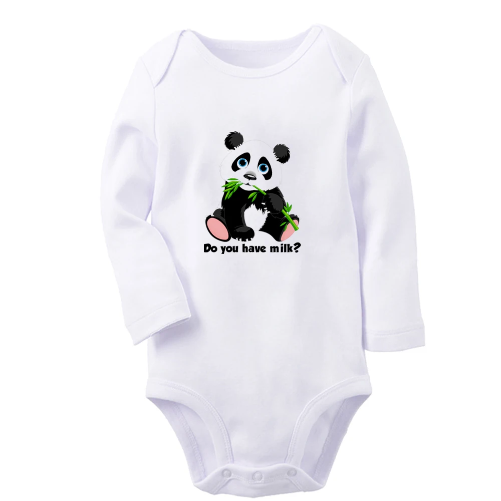 

Детский комбинезон с длинным рукавом, с принтом «молочко и молоко»